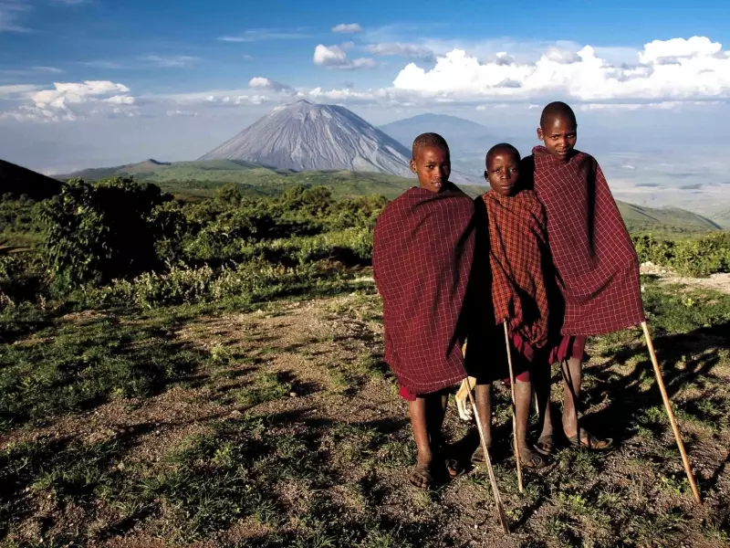 Région masaï, entre le Ngorongoro et le volcan Lengai - Tanzanie, &copy; Julien Erster - TIRAWA 
