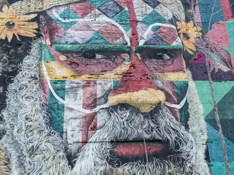 Rio, fresque murale de Kobra - Brésil, &copy; Julien Freidel - Tirawa 