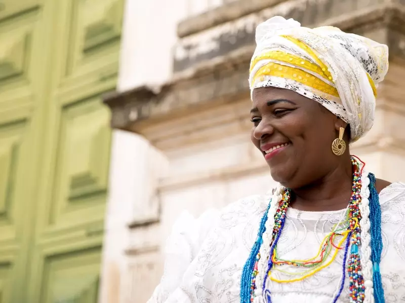 Salvador de Bahia, une bahianaise - Brésil, &copy; Tirawa 