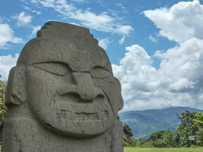 Sur le site archéologique de San Agustin - Colombie, &copy; Mathieu PB - Tirawa  