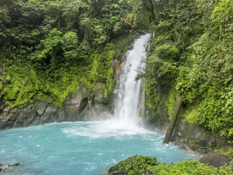 Cascade du Rio Céleste_Parc National du Volcan Tenorio, &copy; Daniel Bouvier 