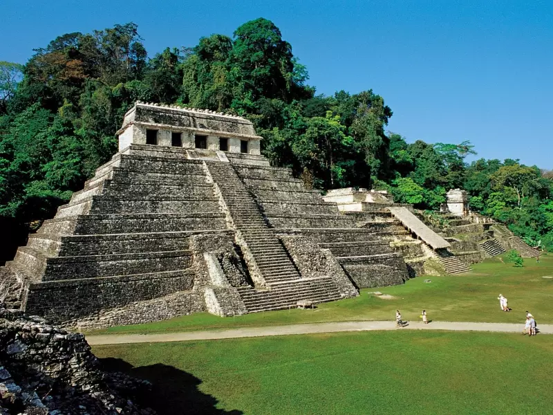 Site Maya de Palenque - Mexique, &copy; Gisèle Reboul 