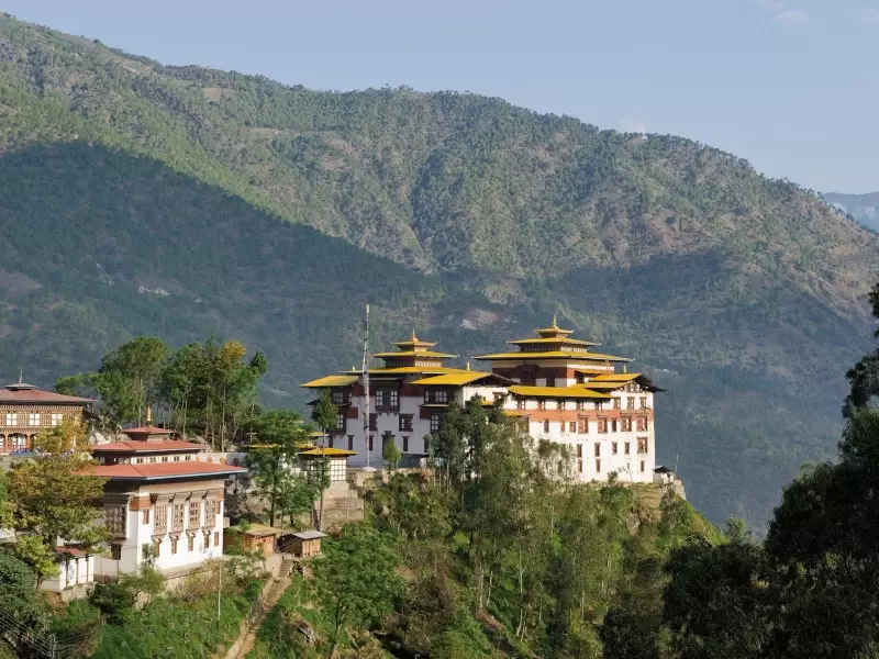 Dzong de Trashigang - Bhoutan, &copy; Robert Dompnier - Tirawa 