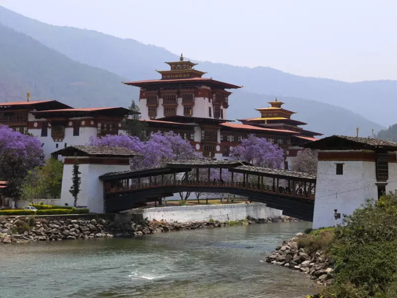 Dzong de Punakha-Bhoutan, &copy; Christian Leroy-Tirawa 
