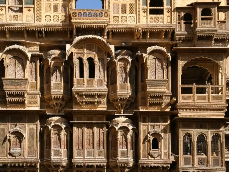 Détails d'architecture dans la vieille ville, Jaisalmer, Rajasthan, &copy; Christian Juni - Tirawa 