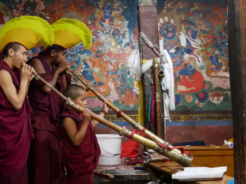 Thiksey-Ladakh-indus, &copy; Christian Leroy - Tirawa 