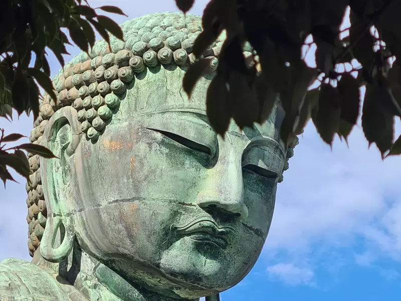 Le grand Bouddha de Kōtoku-in, Kamakura - Japon, &copy; Tirawa 