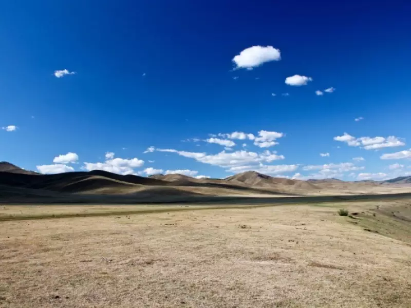 Paysage de steppe - Mongolie, &copy; Tirawa 