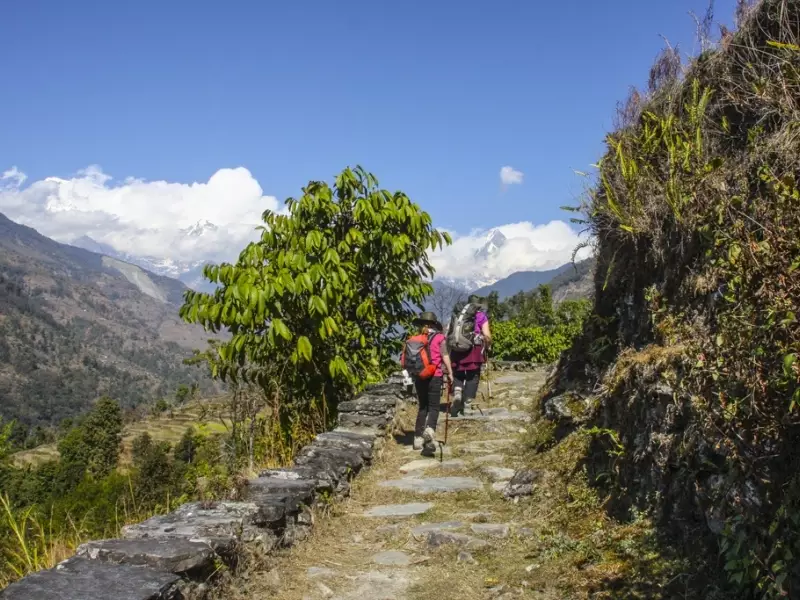 Balade vers Landrung, Népal, &copy; Thierry Monniez - Tirawa 