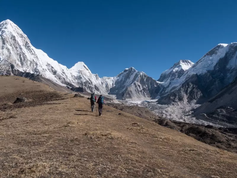 Entre Lobuche et Gorak Chep - Népal, &copy; Christian Leroy - Tirawa 