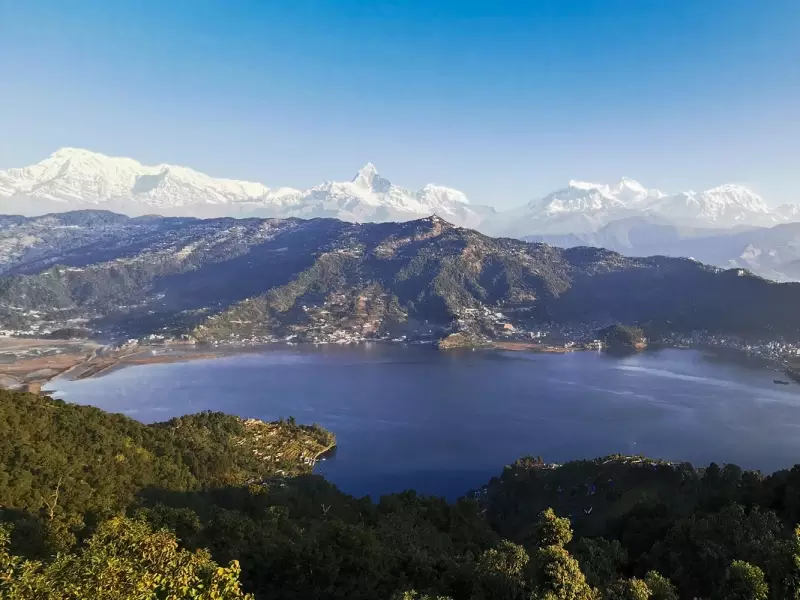 Lac de Pokhara , &copy; Christian Leroy-Tirawa 