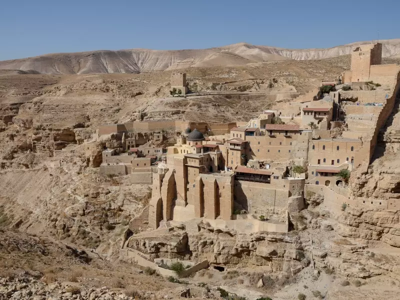 Monastère de Mar Saba, montagnes de Judée - Palestine, &copy; Julien Erster - TIRAWA 