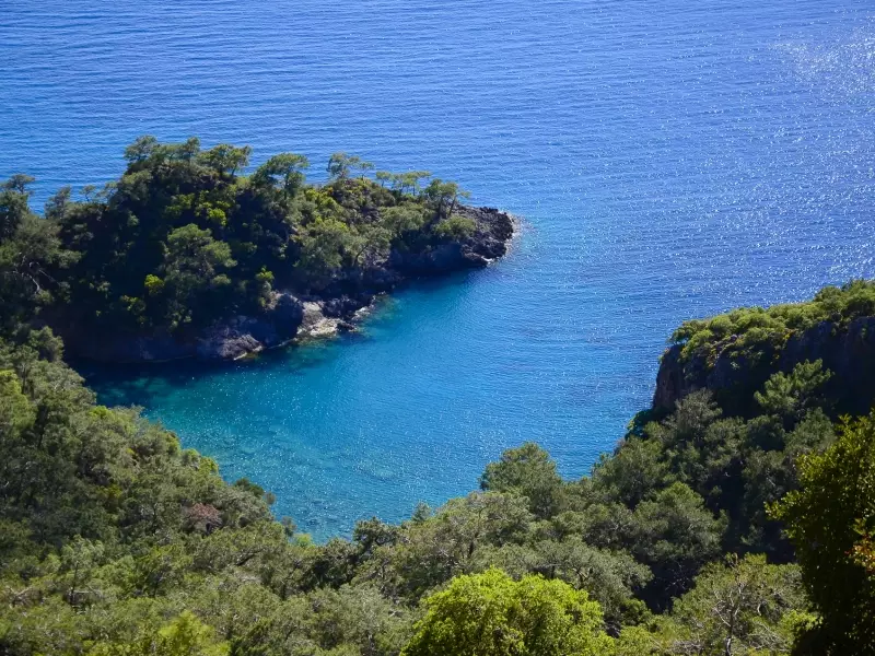 Crique sauvage sur la côte lycienne - Turquie, &copy; Julien Erster - TIRAWA 