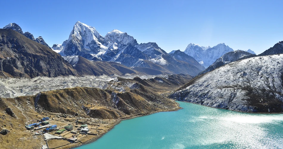 Vue du Gokyo Peak, Népal