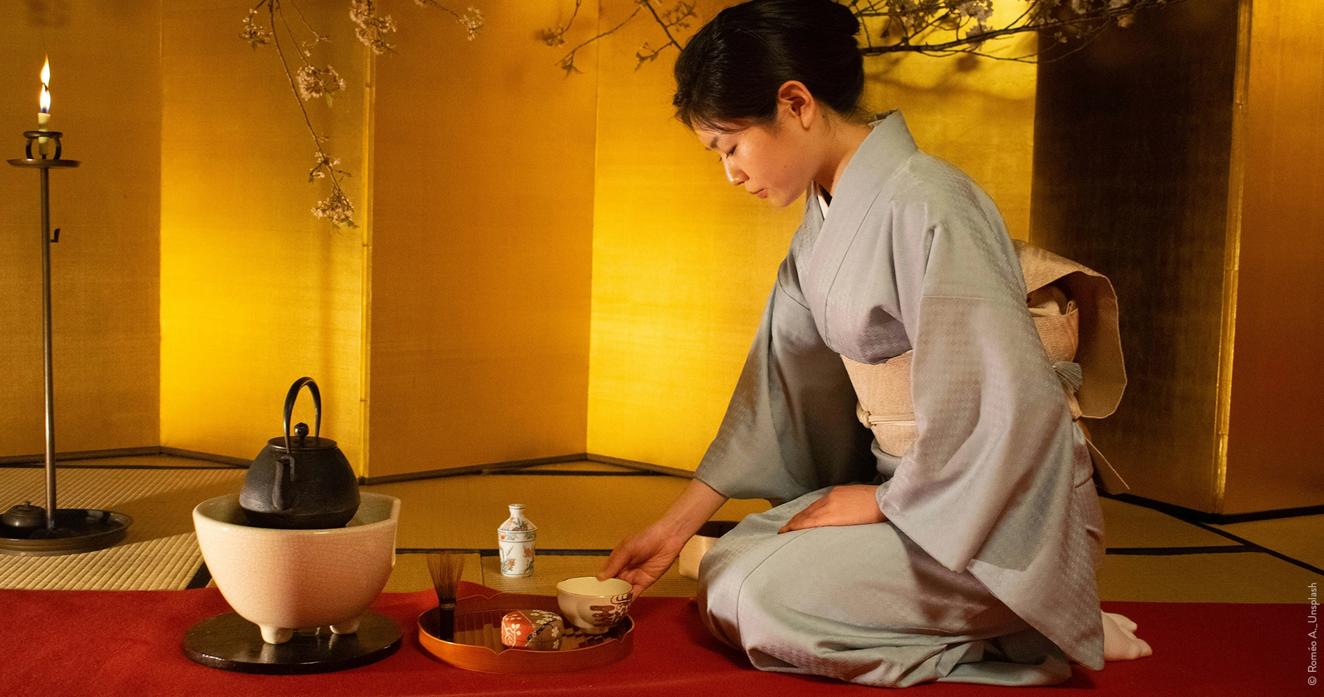 Cérémonie de thé à Kyoto