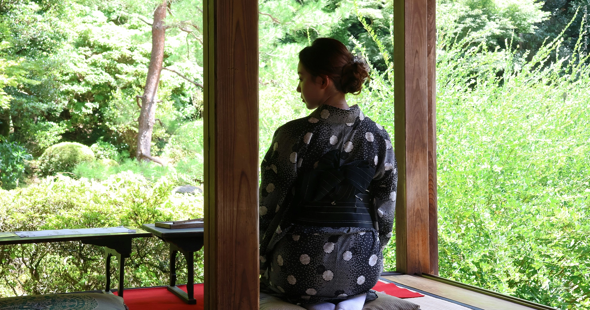 Femme en kimono