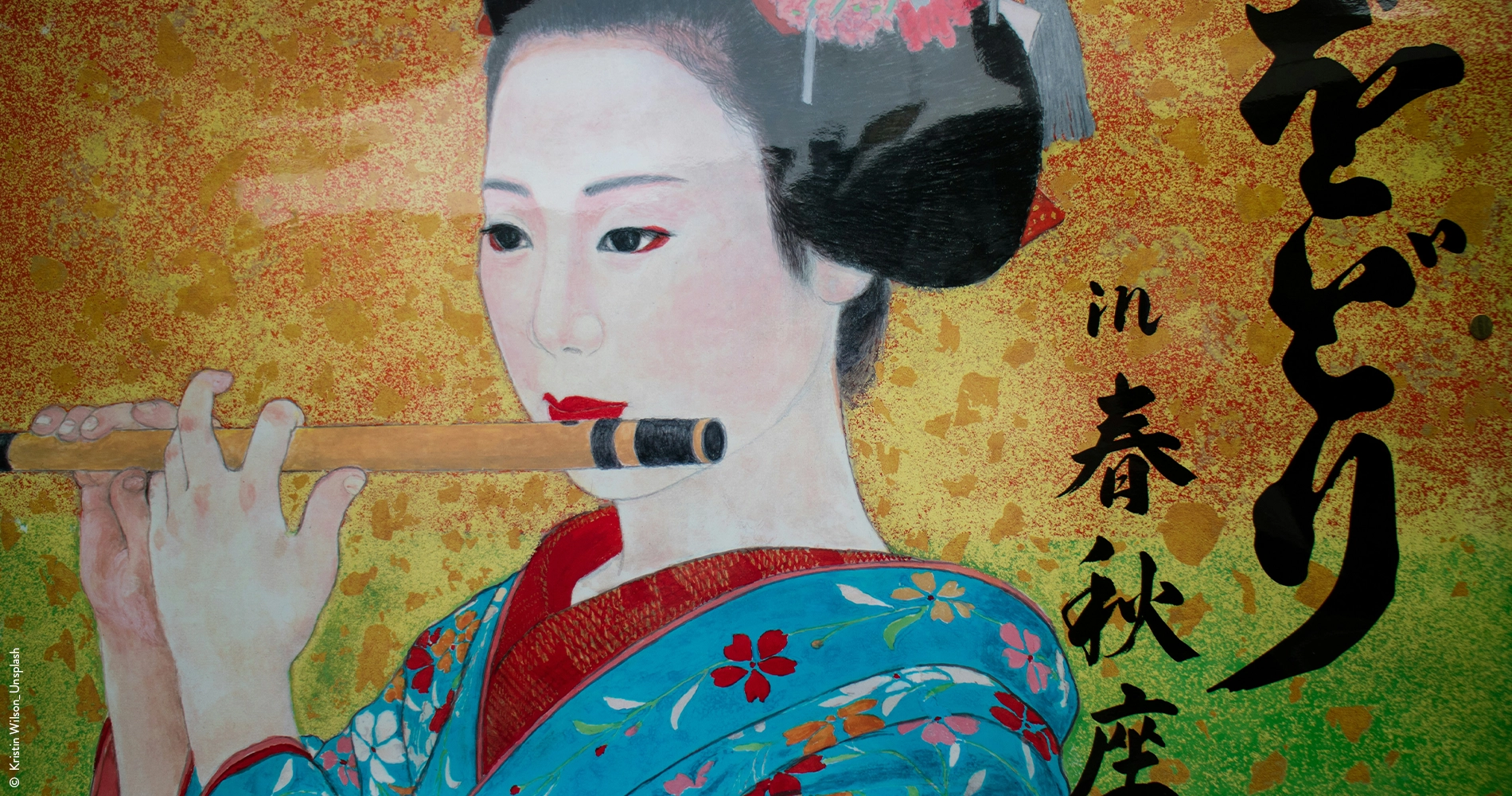 Peinture geisha