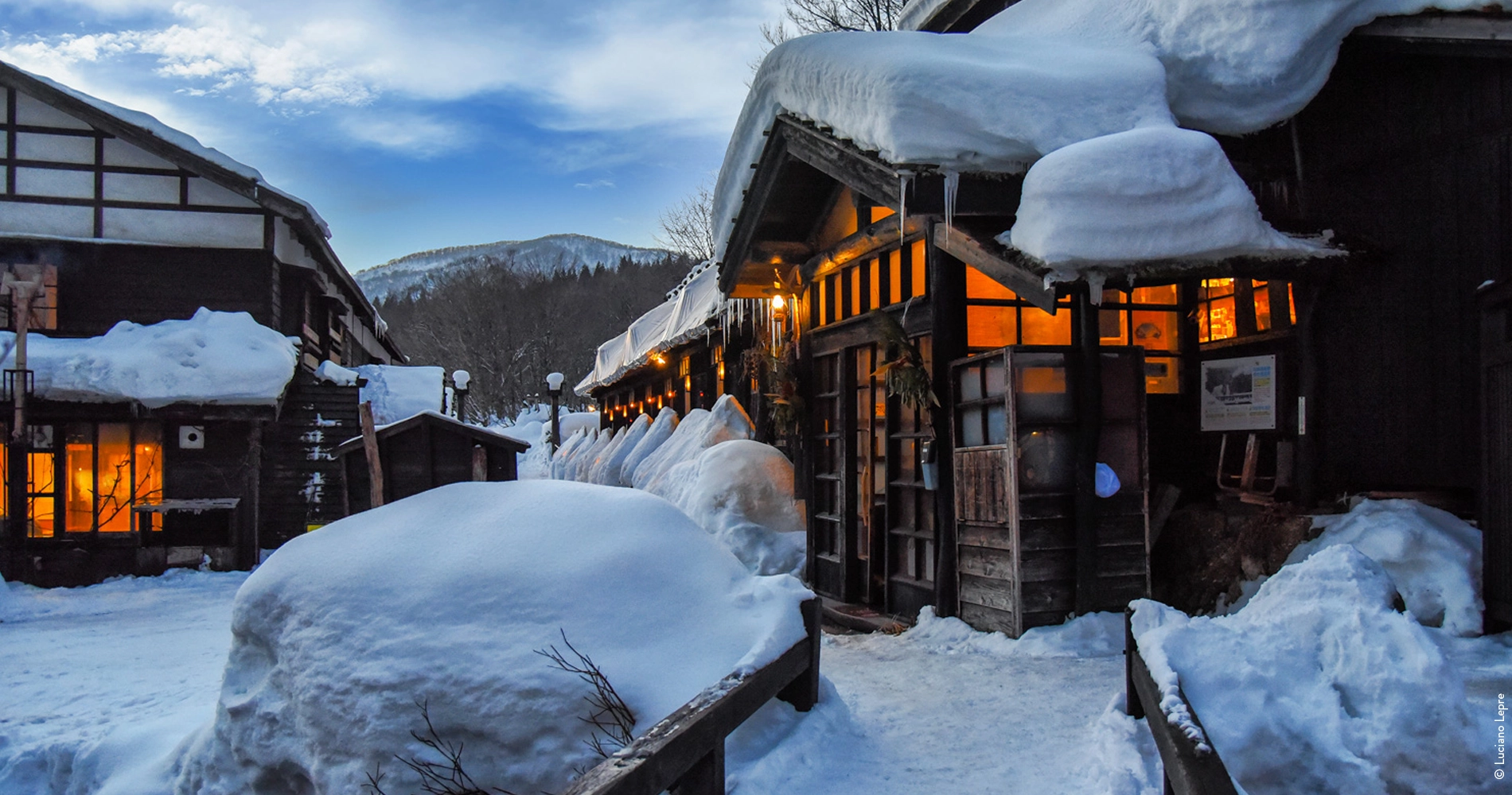 Nyuto Onsen en hiver - Japon