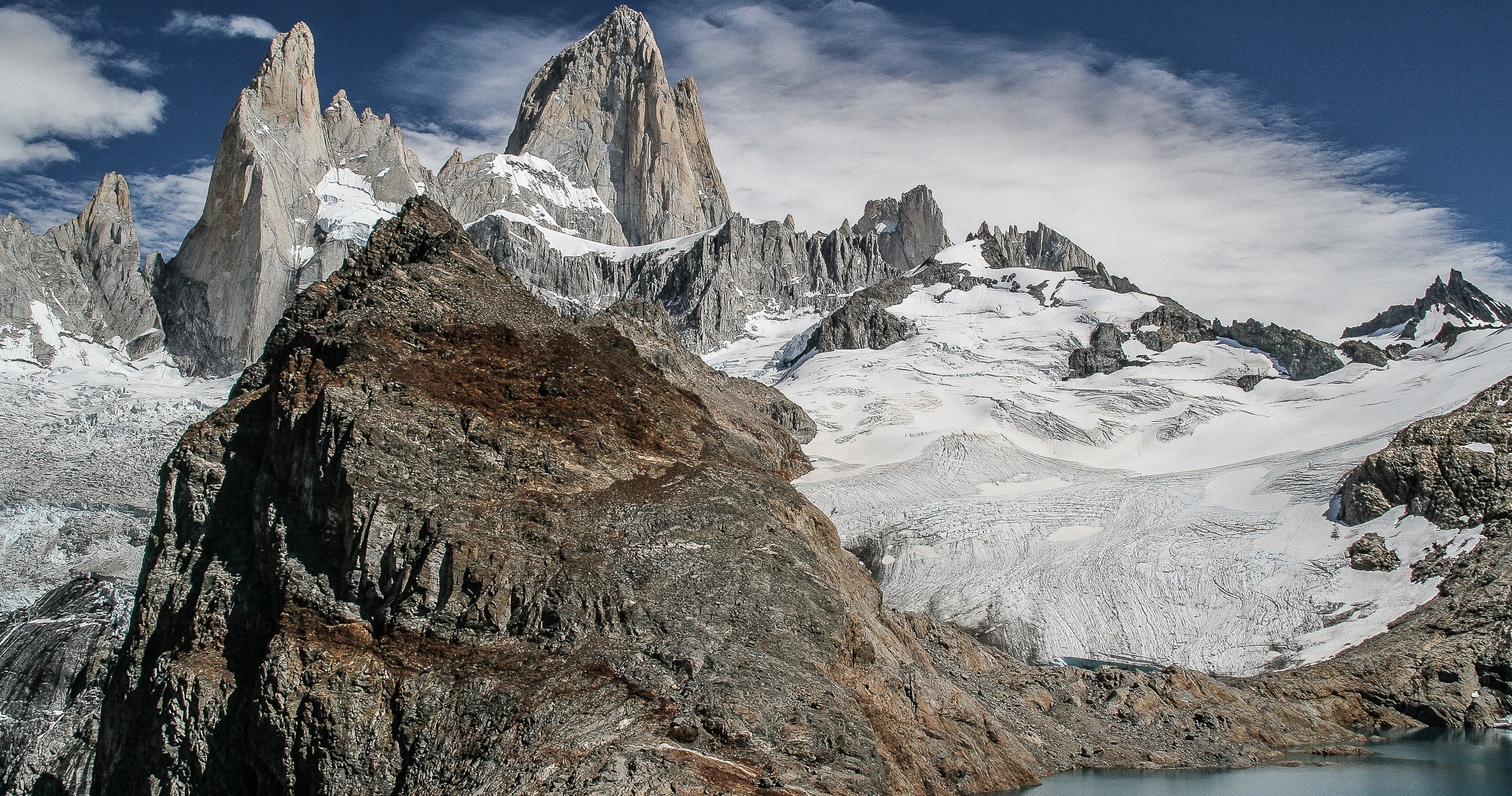 Parc national des Glaciers,  Fitz Roy depuis la laguna de los Tres - Argentine