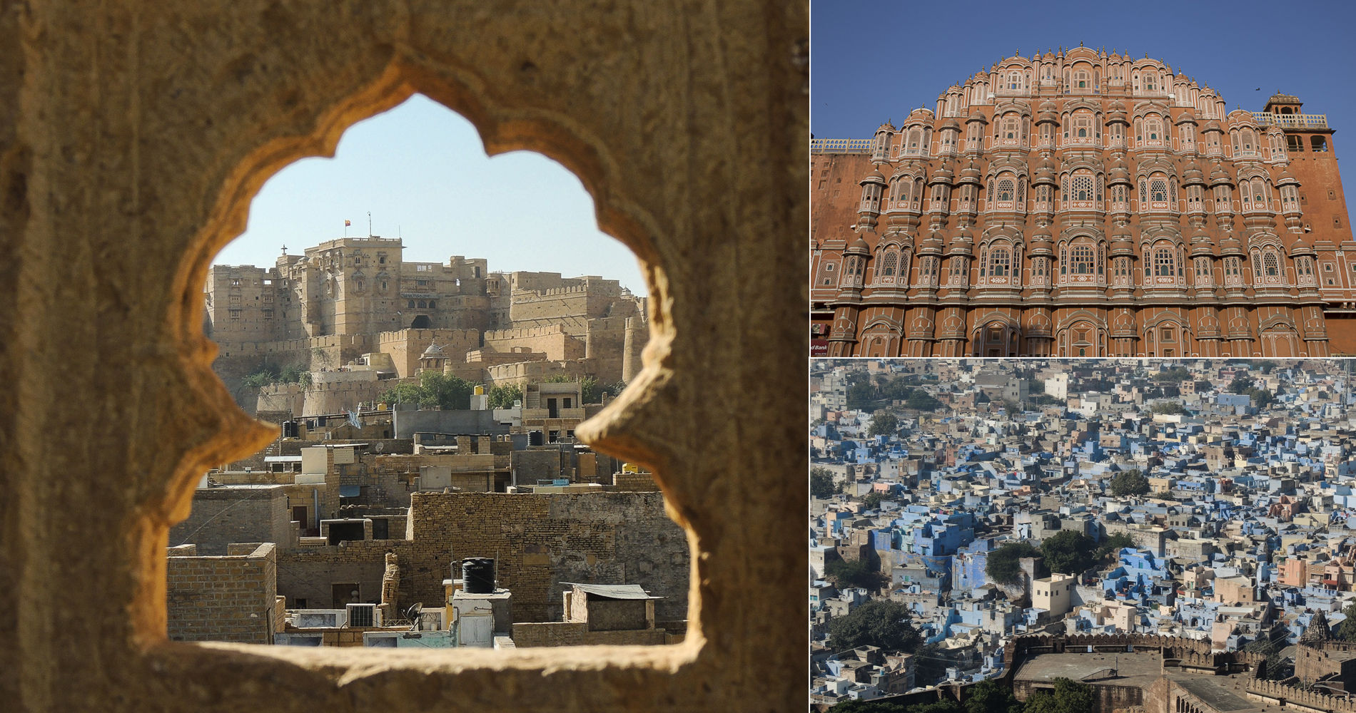 Villes colorées de Jaisalmer, Jodhpur et Jaipur