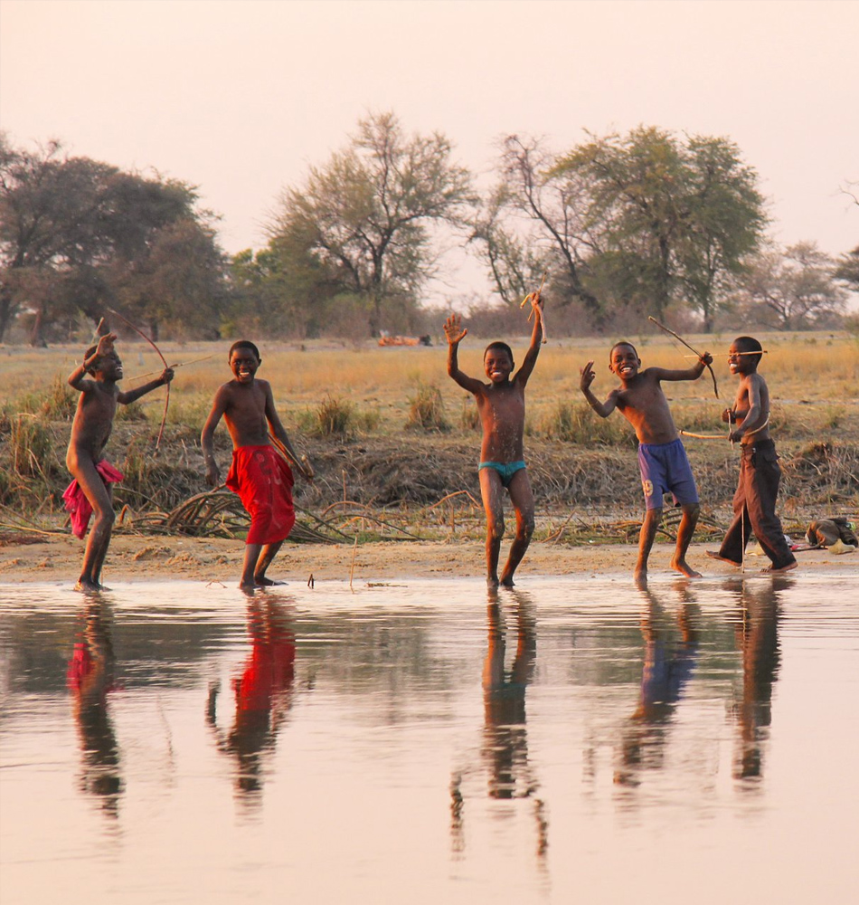 Sur les rives de la rivière Chobe