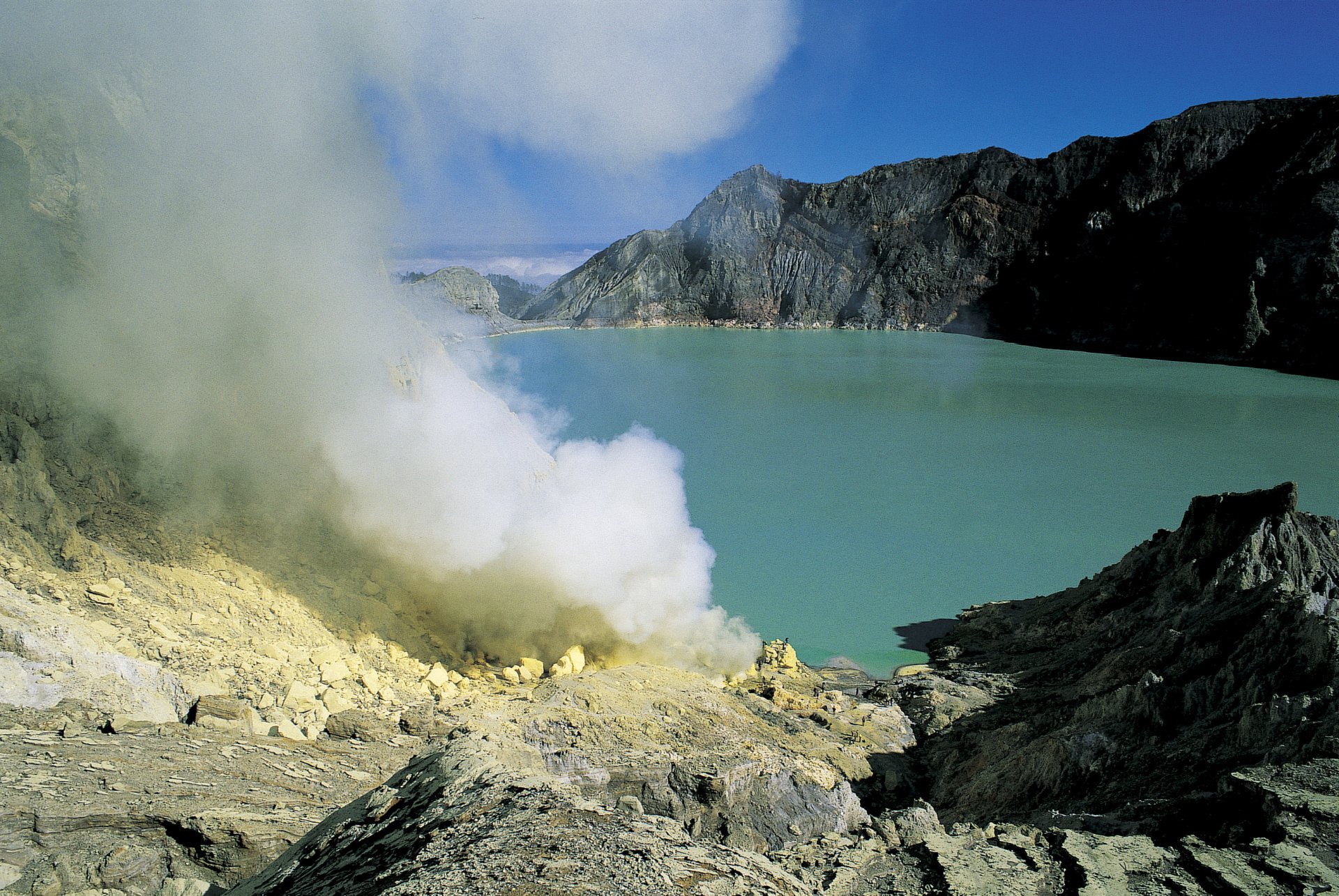 Lac de cratère du Kawah Ijen