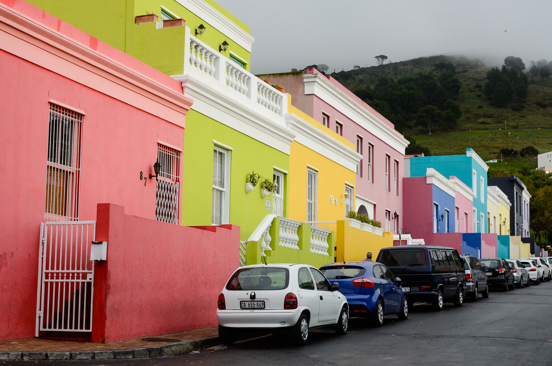 Maisons colorées de Bo Kaap