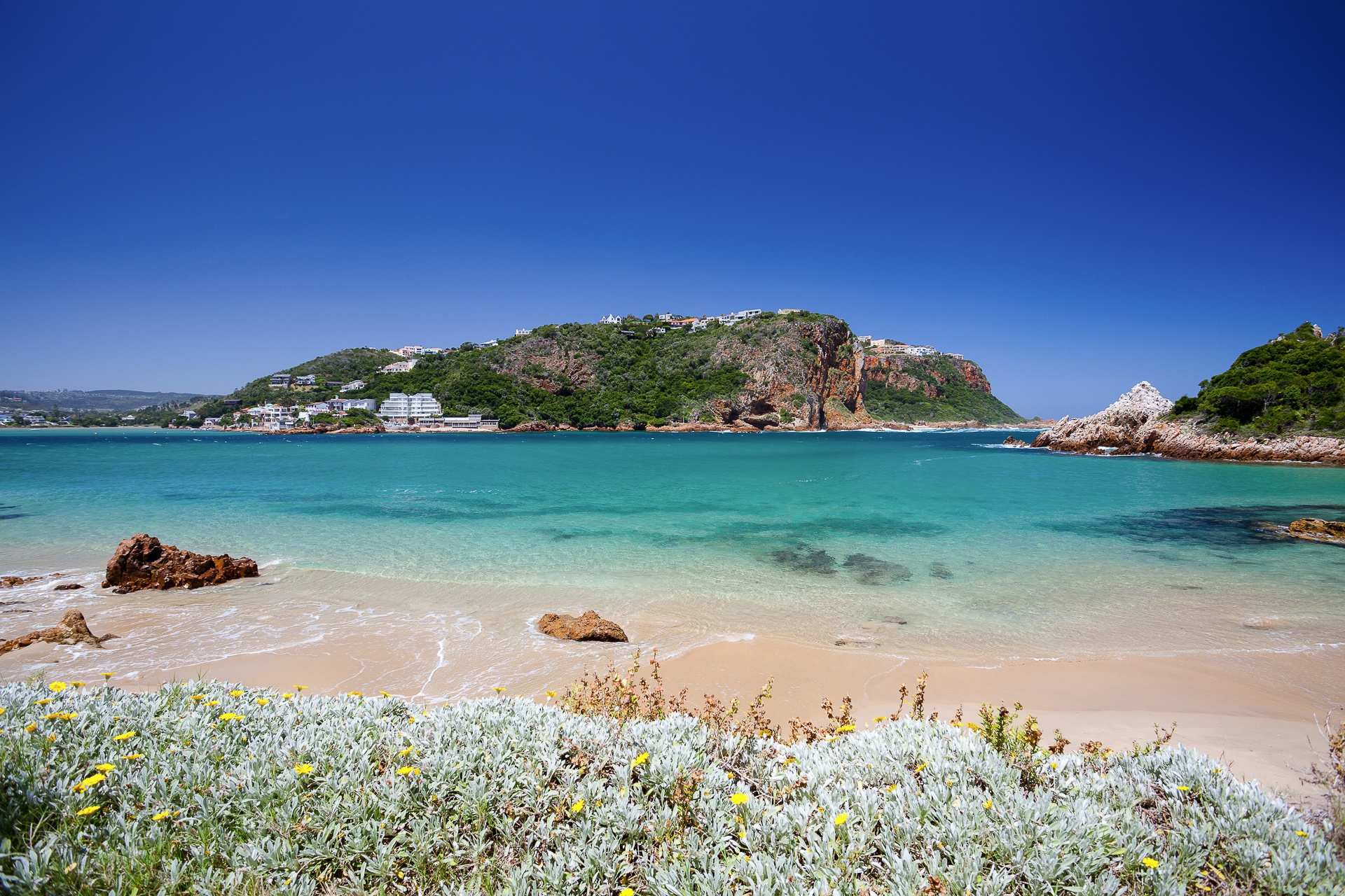 Splendide littoral dans les environs de Knysna