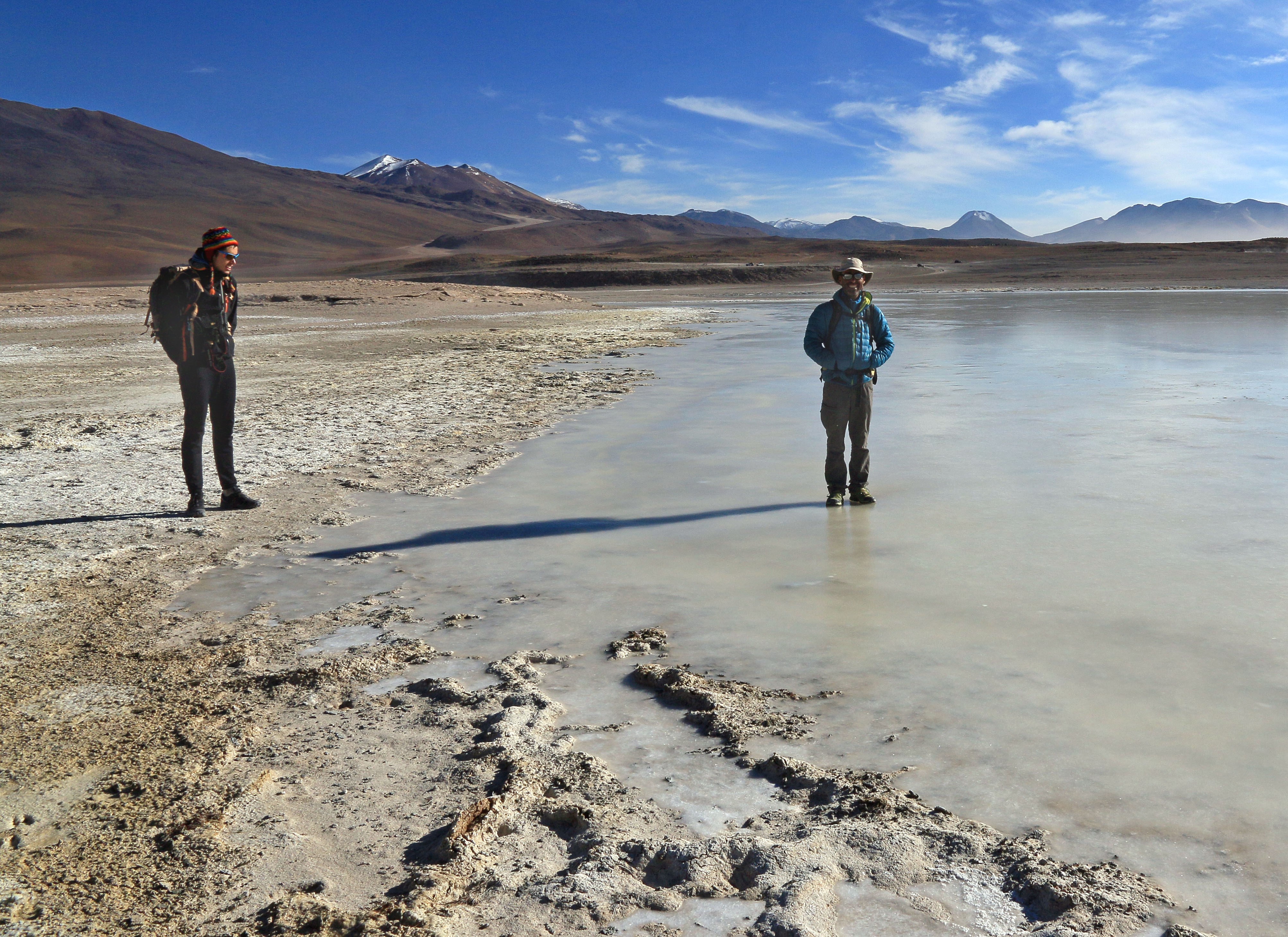 Laguna verde gelée