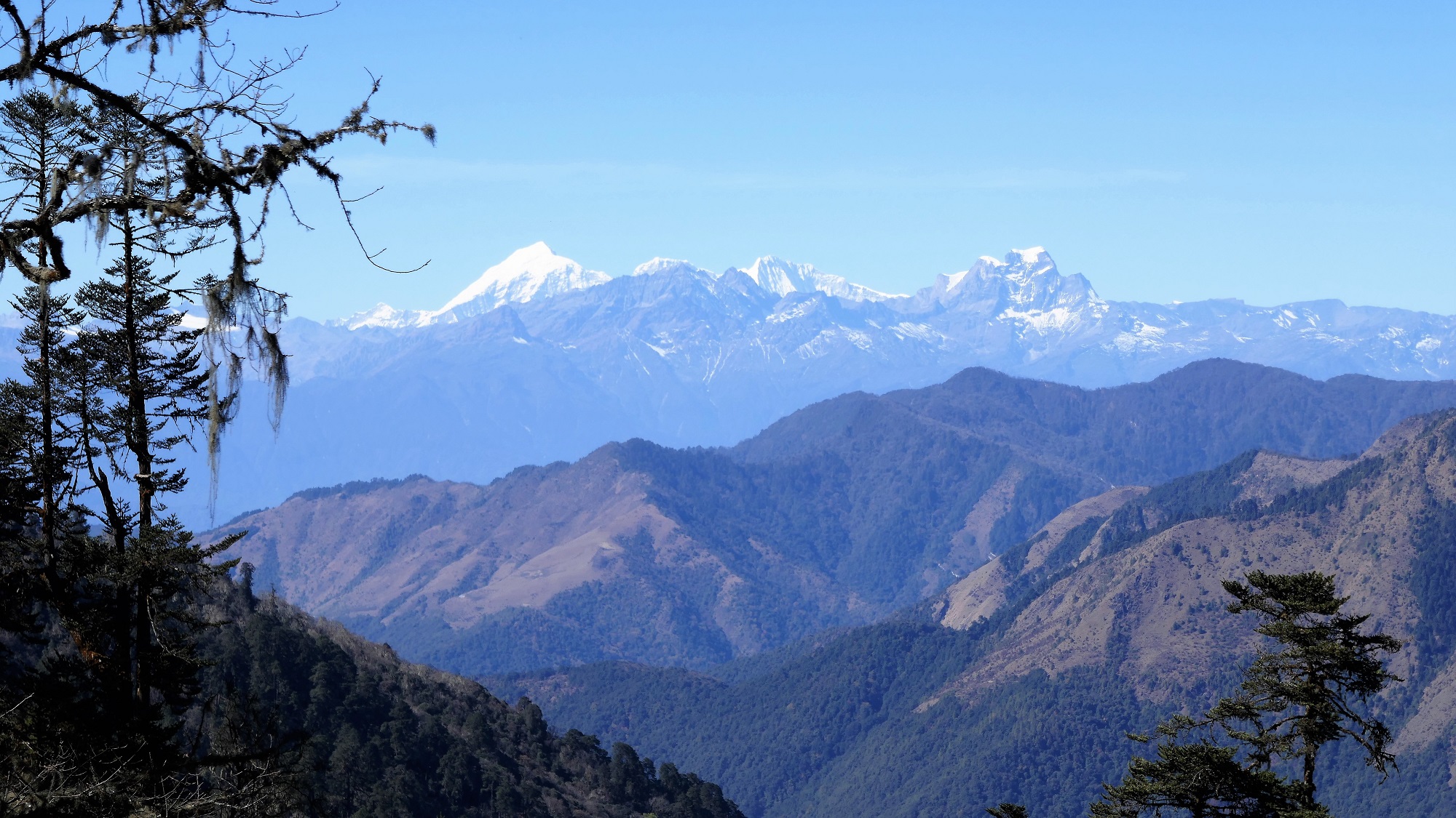 Chaine Himalaya Bhoutan