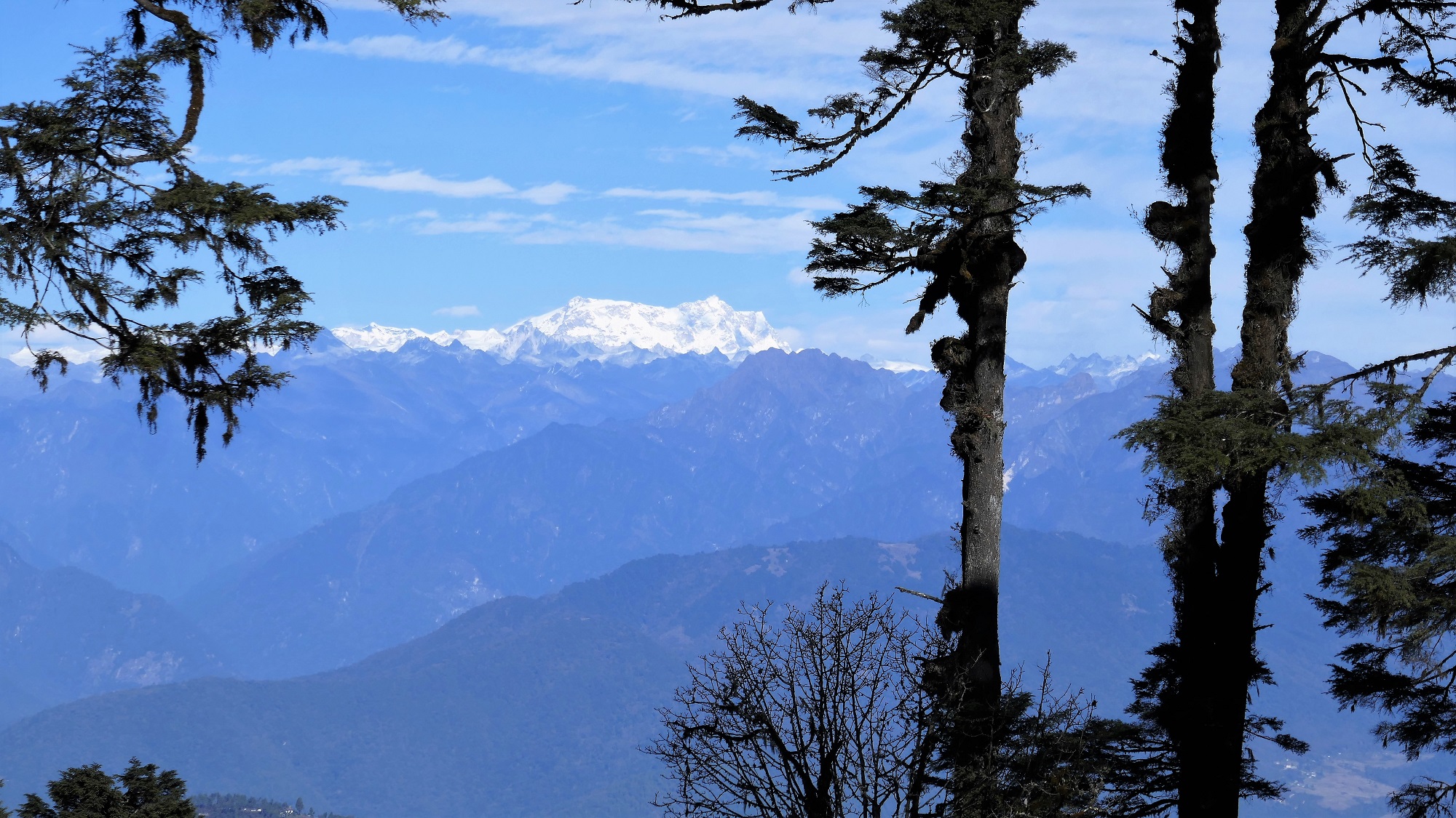 Chaine Himalaya Bhoutan
