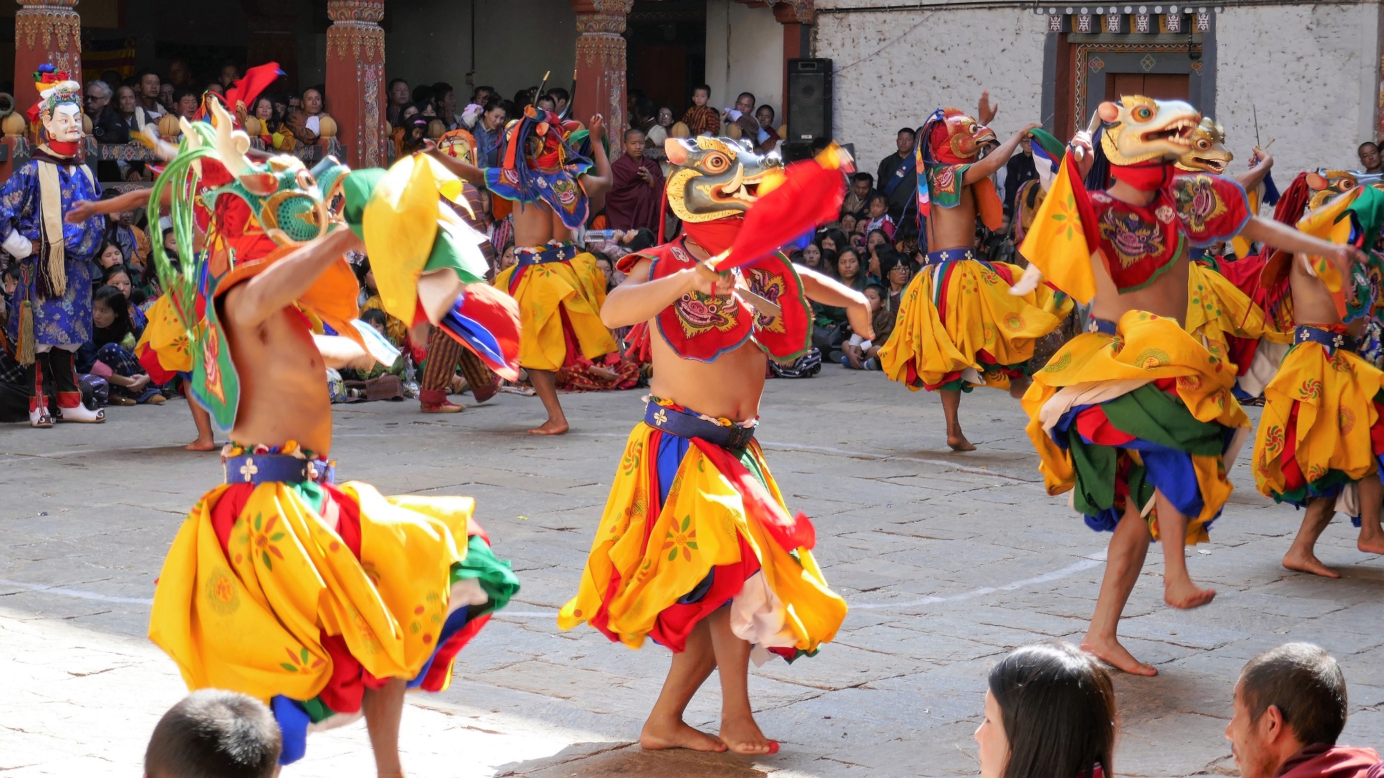 festival danses maquées Trashigang Bhoutan