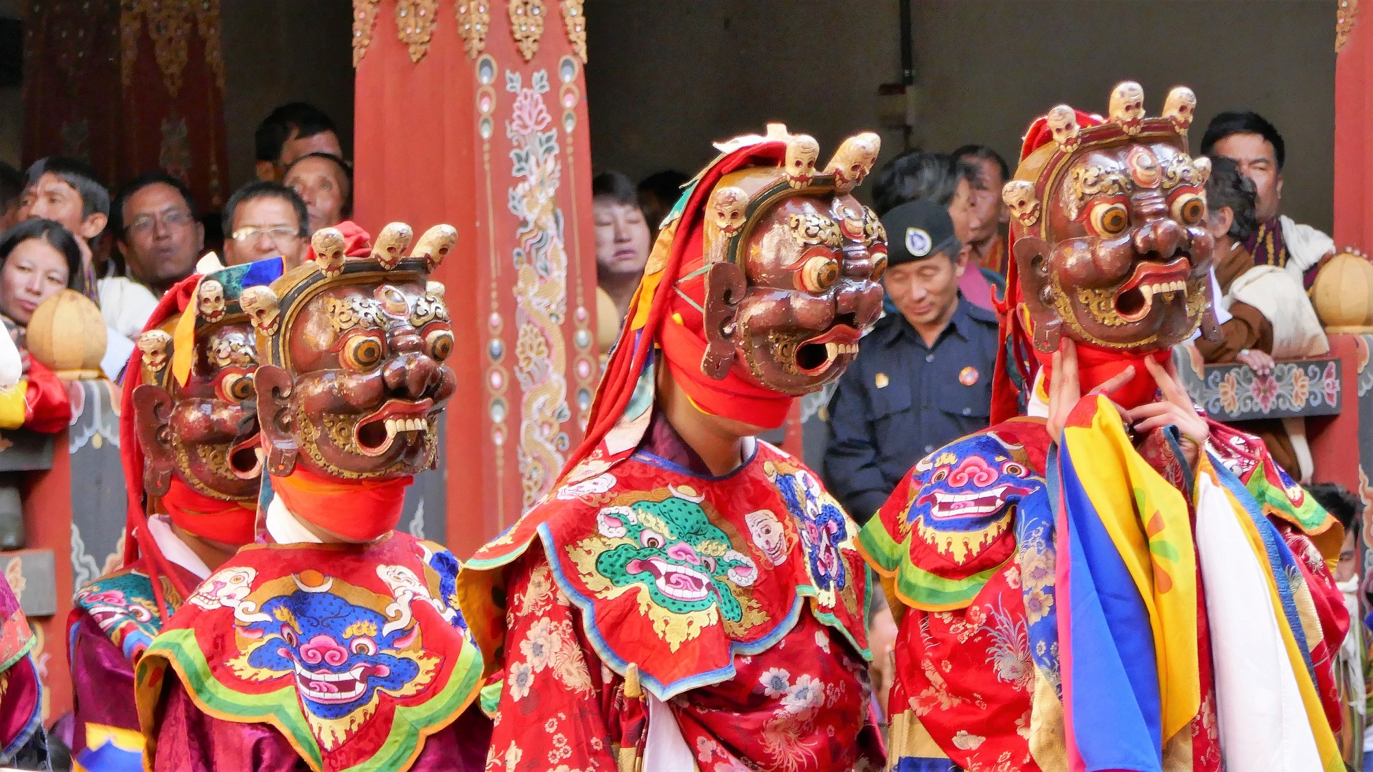 festival danses maquées Trashigang Bhoutan