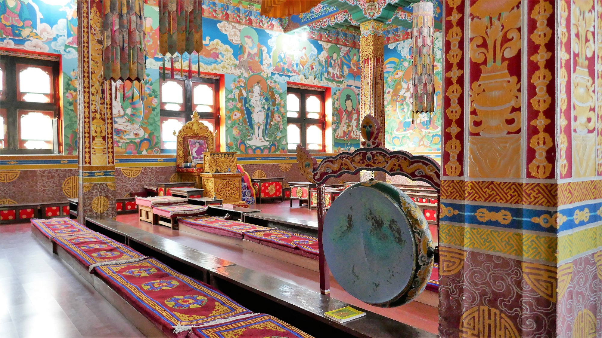 Temple de Rangjung interieur
