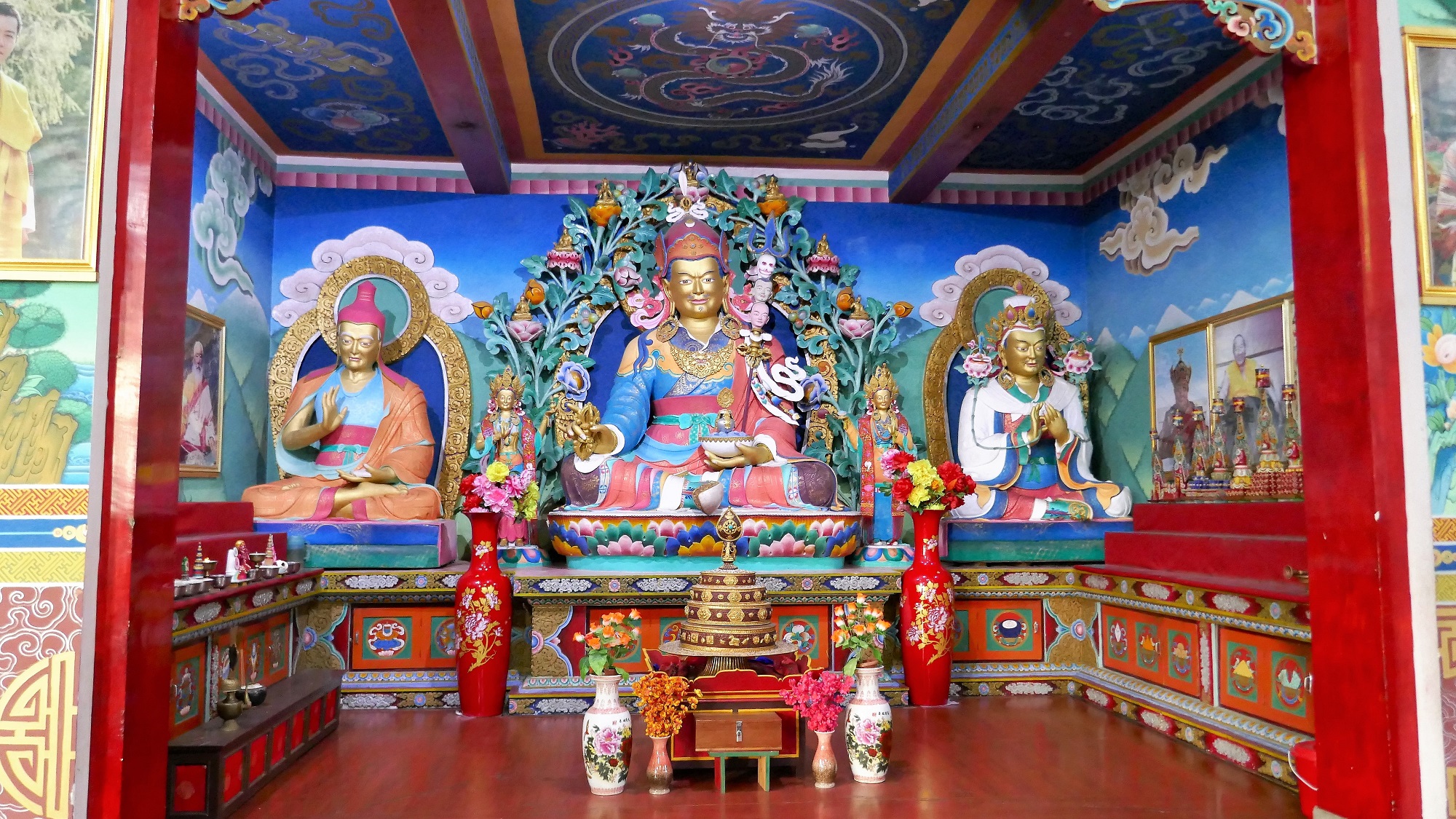 Temple de Rangjung interieur