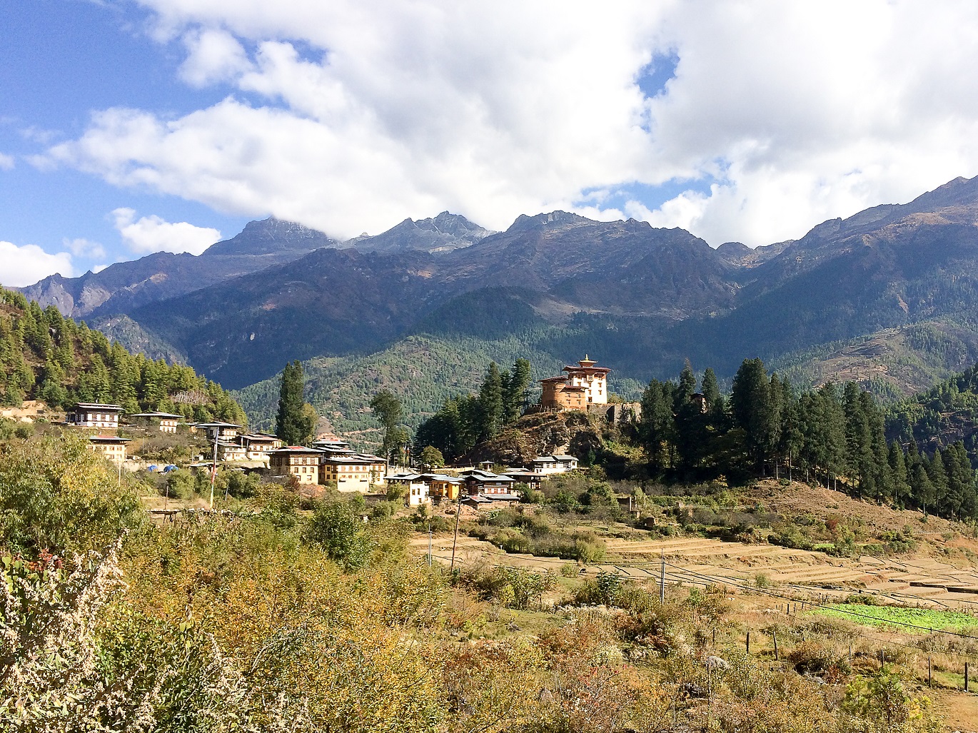 Drukgyel dzong Bhutan Tirawa