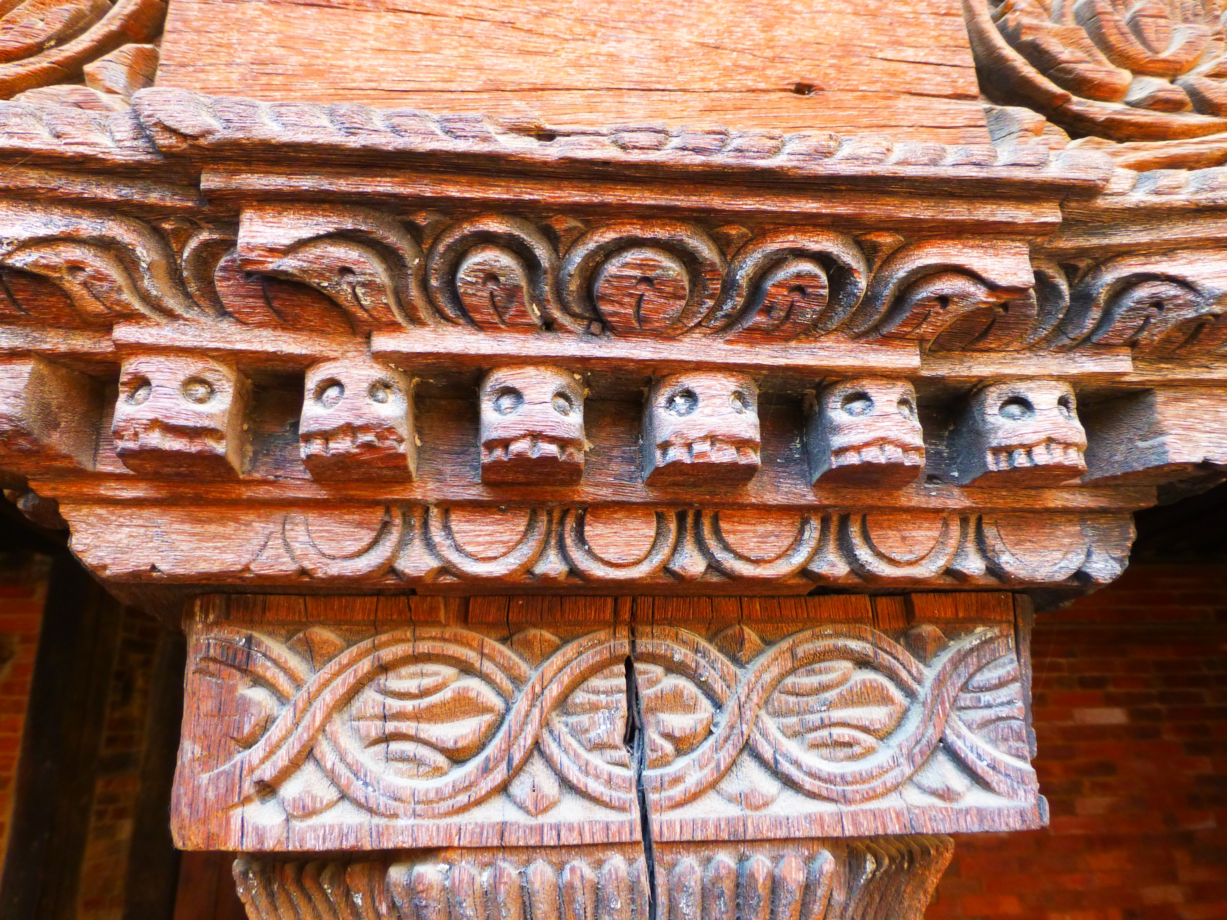 Entrée du Palais Royal à Patan - Triptyque himalayen