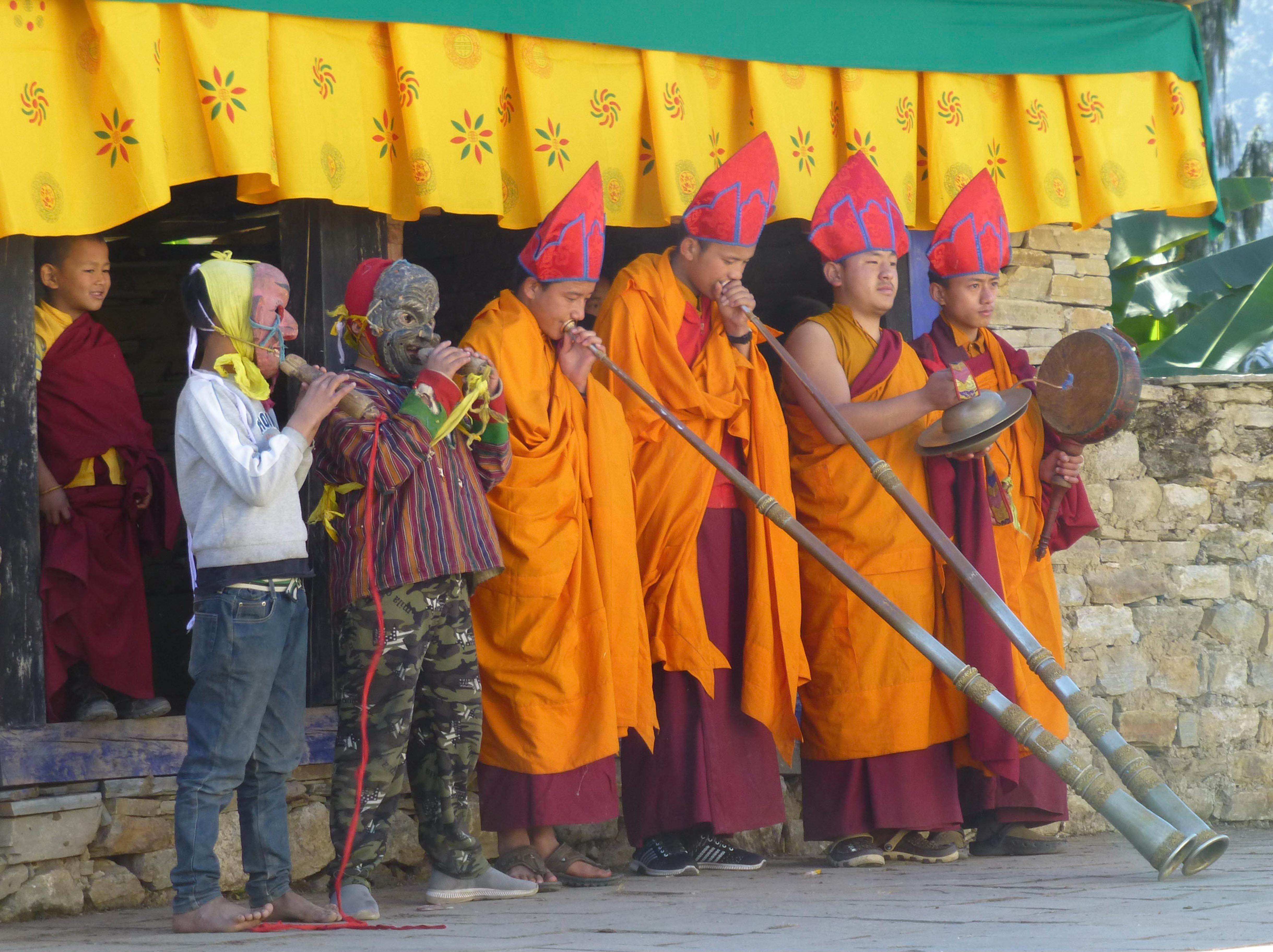 Début du Festival de Dungkar - Triptyque himalayen