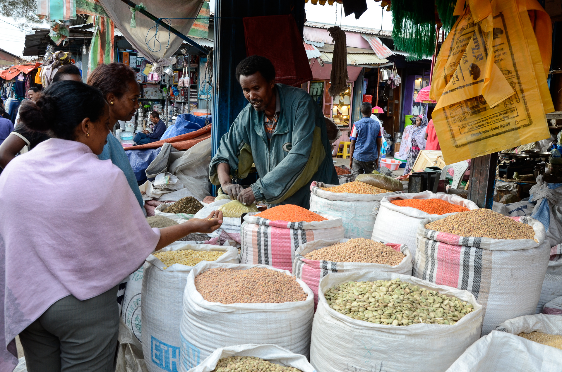 Marché de Shola, Addis Abeba