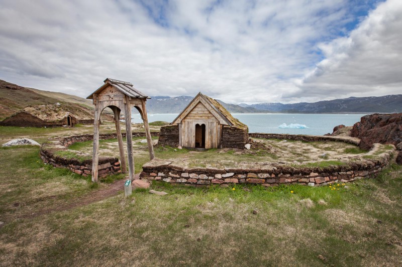 Brattahlíd, ancienne ferme d‘Erik le Rouge - Groenland - Crédit : Björgvin Hilmarsson