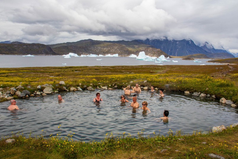 Source chaude Uunartoq - Groenland - Crédit : Einar Torfi Finnsson