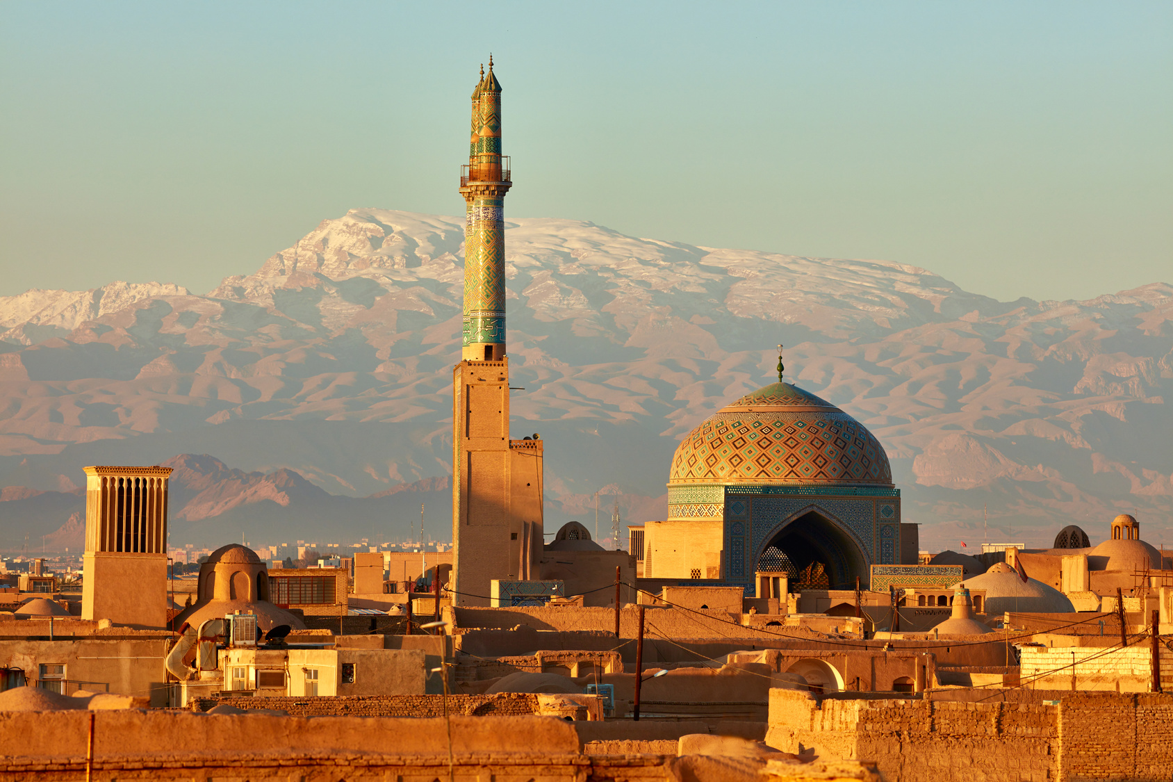 Coucher de soleil Yazd