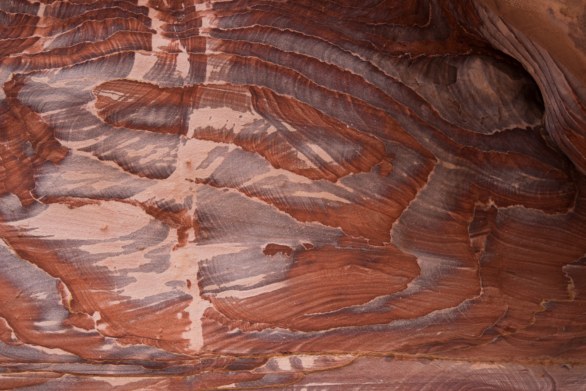 Couleur naturelle de la roche - Une semaine en Jordanie