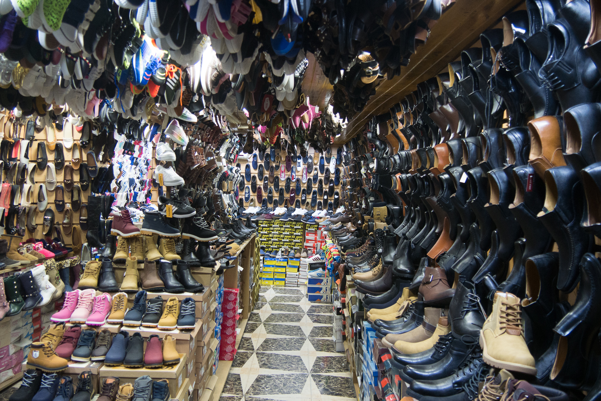 Un magasin de chaussures - Une semaine en Jordanie