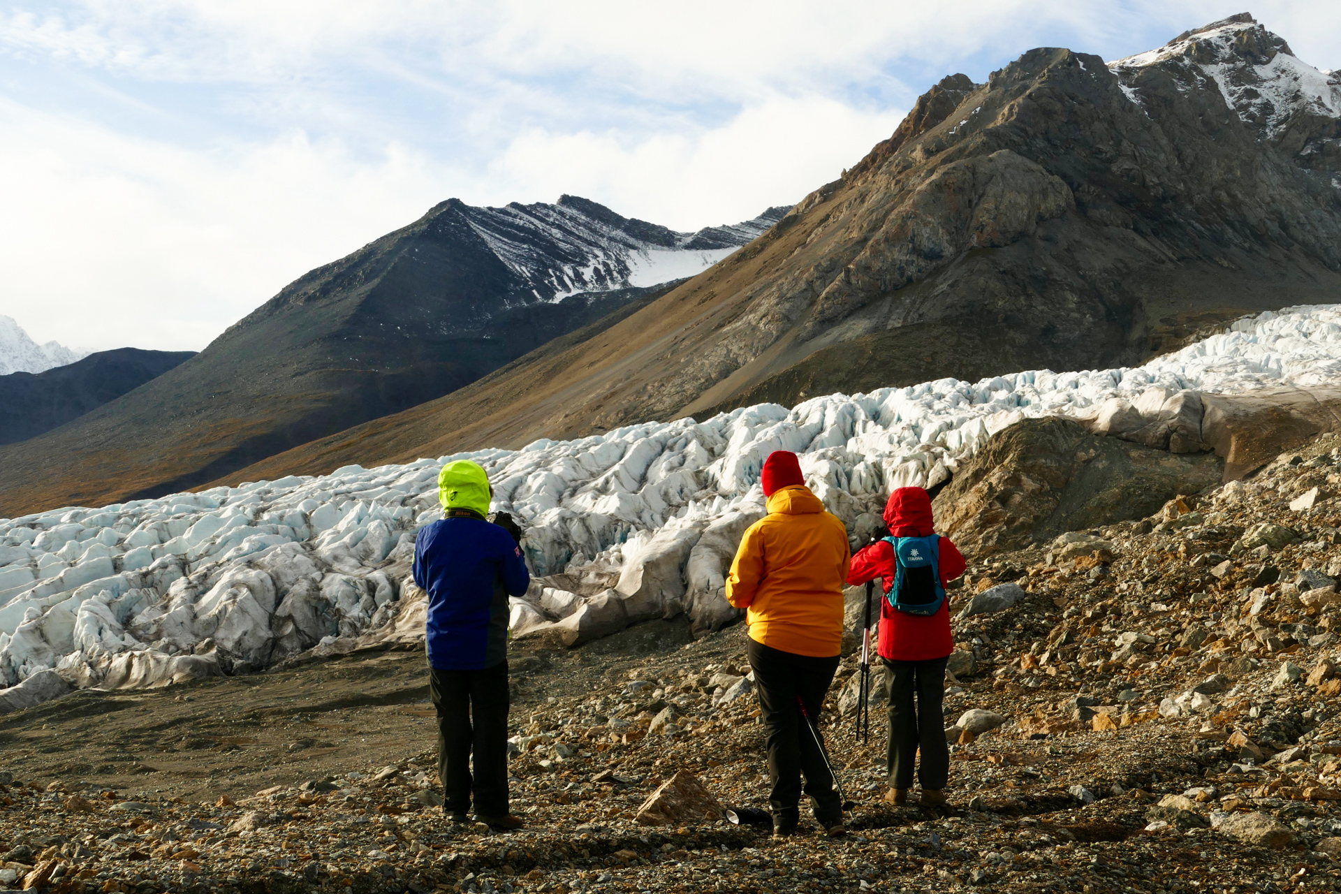 Liefdefjord : glacier de Monaco et glacier d’Erik