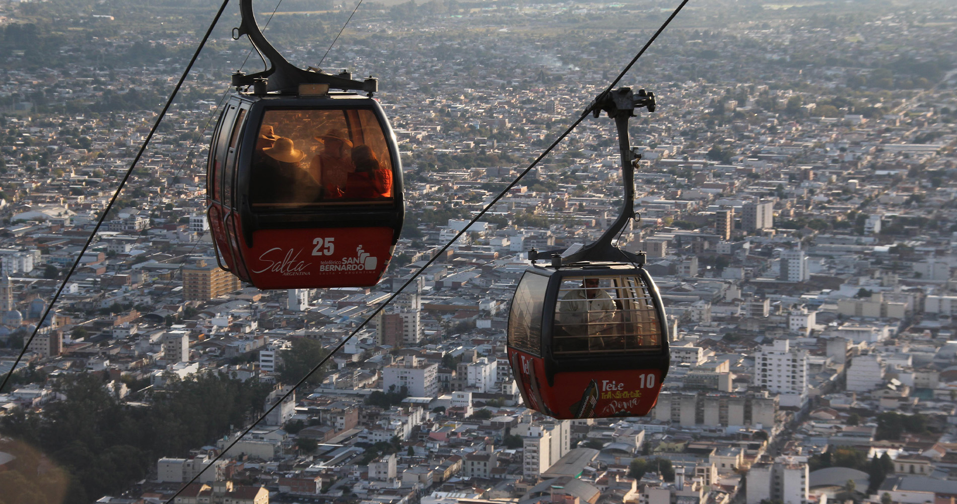 Le téléphérique du cerro San Bernardo