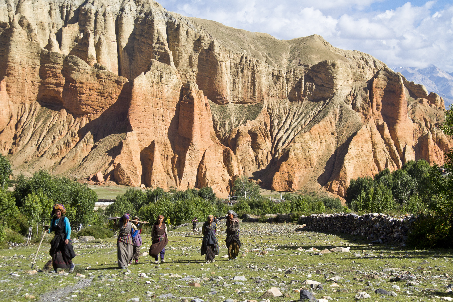 Falaises du Dhakmar - Mustang ou Everest ?