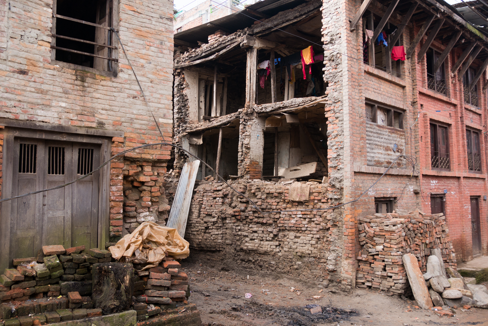 Conséquence du séisme - La vallée de Kathmandu