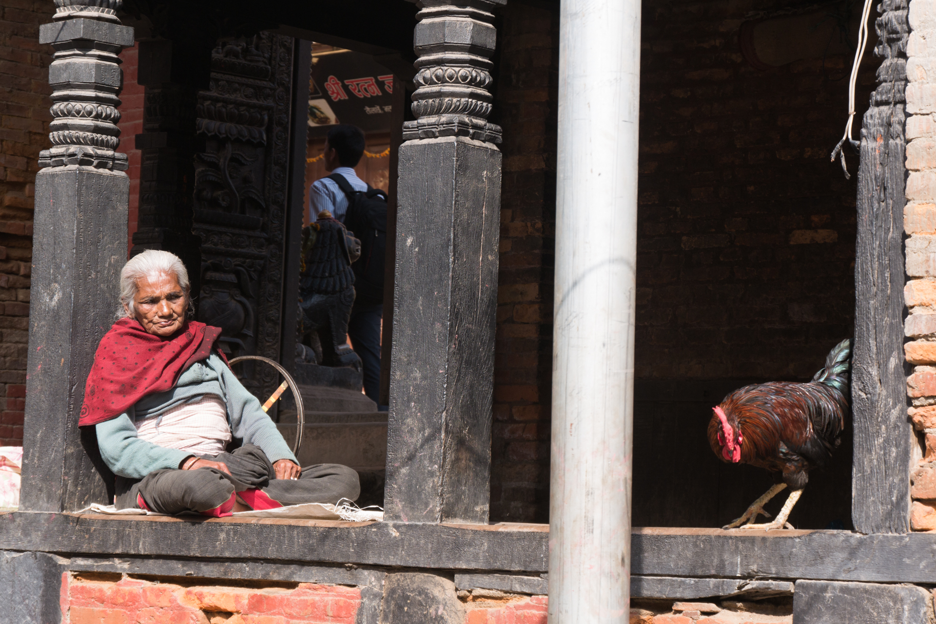 Dans une ruelle - La vallée de Kathmandu