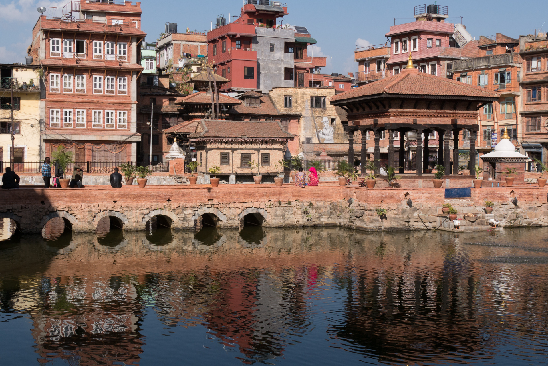 Petit lac à Patan - La vallée de Kathmandu